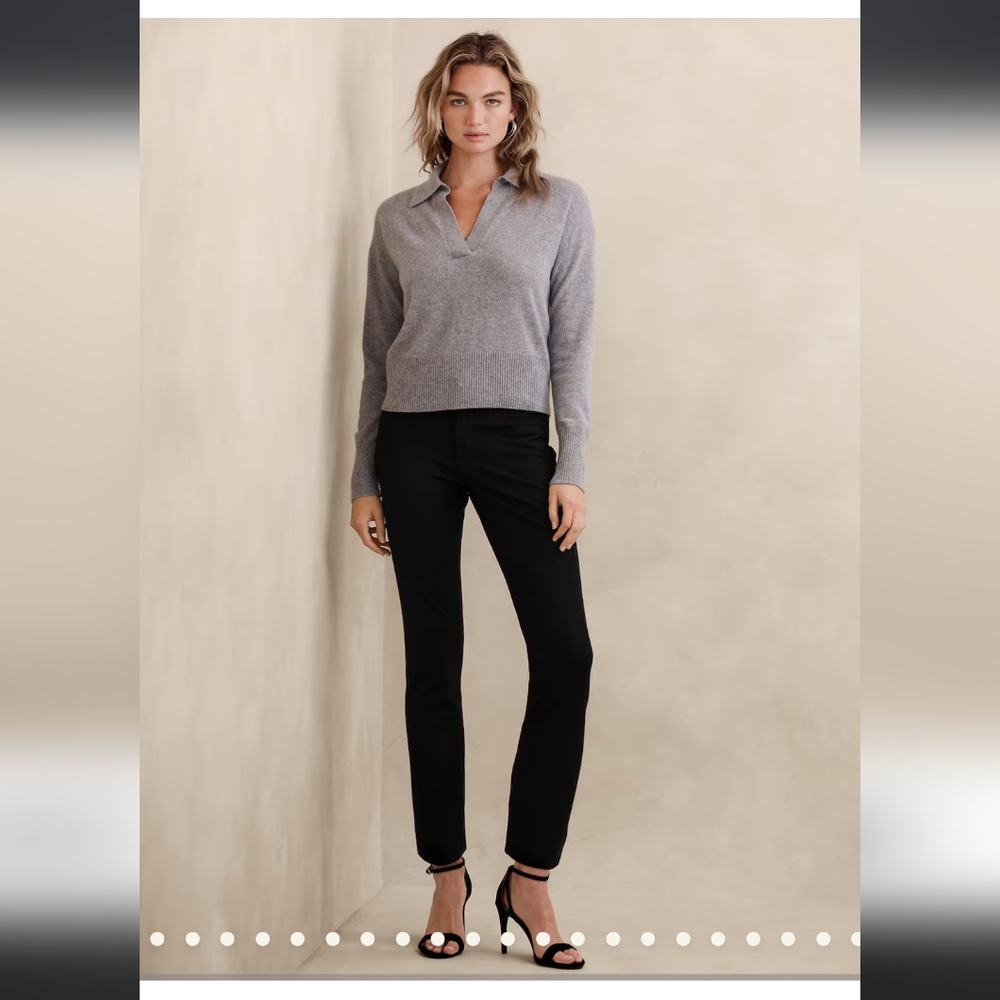 Banana Republic black sloan slim